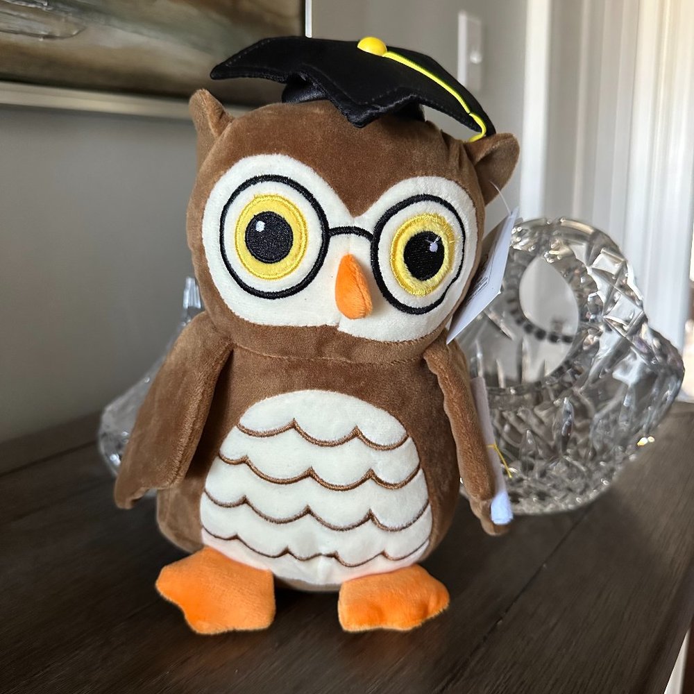Graduation Owl Stuffed Animal Balloon Weight